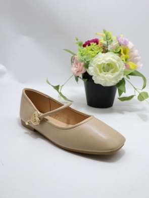 Polbuty damskie na płaskim (36-41) Q-25 KHAKI