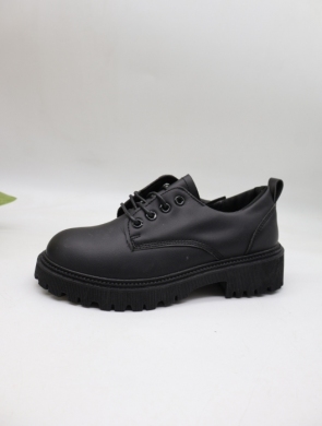 Półbuty damskie na płaskim (36-41) 202265 BLACK