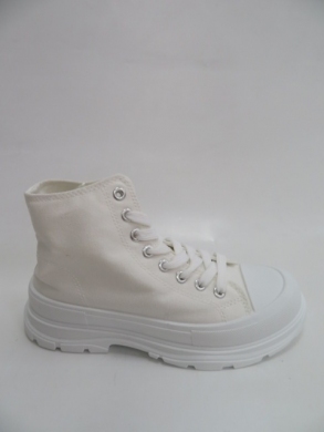Trampki damskie na koturnie (36-41) HB-60 WHITE