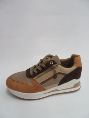 Sneakersy damskie niskie (36-41) 8785-SP KHAKI