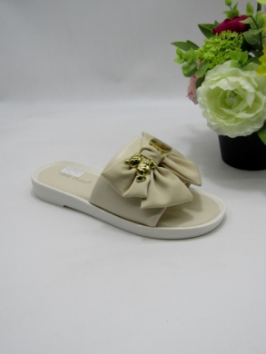 Klapki damskie na płaskim (36-41) 6610 BEIGE