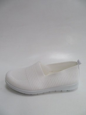 Tenisówki damskie na płaskim (36-41) YJF3-5 WHITE