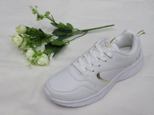 Buty sportowe damskie na płaskim (36-41) LXC 8346 WHITE