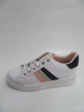 Buty sportowe damskie na płaskim (36-41) AB911 WHITE/BLUE