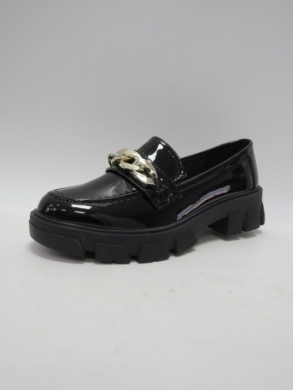 Mokasyny damskie na płaskim (36-41) 999-1 BLACK