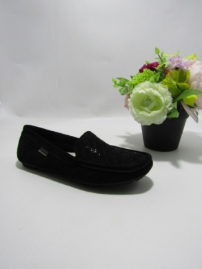 Mokasyny damskie na płaskim (36-41) MH03H BLACK