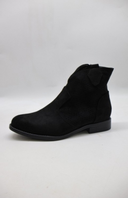 Botki damskie na płaskim (36-41) H255 BLACK