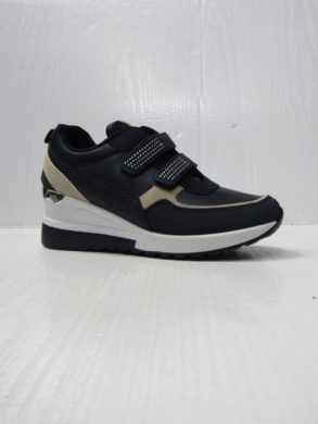 Buty sportowe damskie na koturnie (36-41) J-131 NAVY