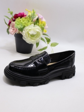 Mokasyny damskie na płaskim (36-41) 999-3 BLACK