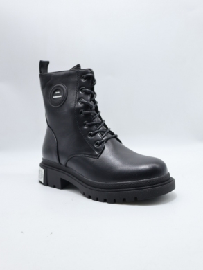 Botki damskie ocieplane na płaskim (36-41) SG900 BLACK