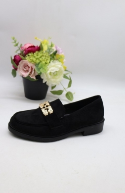 Mokasyny damskie na płaskim (36-41) L70 BLACK