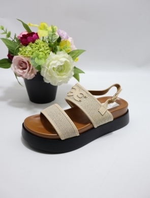 Sandały damskie na płaskim (36-41) S937 BEIGE
