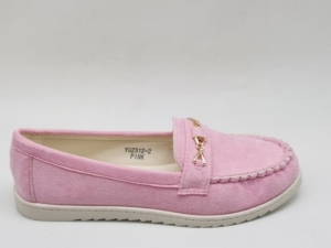 Mokasyny damskie na płaskim (36-41) YG2312-2 PINK