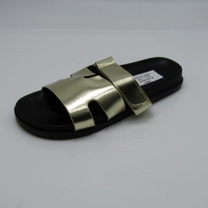 Klapki damskie na płaskim (36-41) R-103 GOLD
