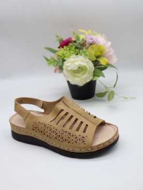 Sandały damskie na płaskim (36-41) Y42 CAMEL