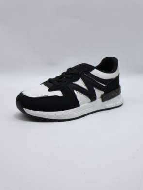 Buty sportowe damskie na płaskim (36-41) 88-173 BLACK