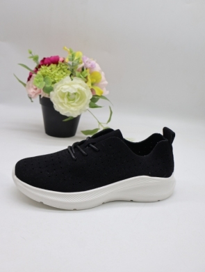Buty sportowe damskie na płaskim (36-41) 8-161 BLACK