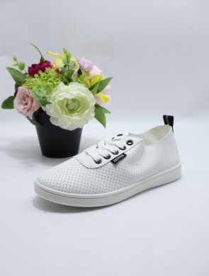 Buty sportowe damskie na płaskim (36-41) MC-05 BL/WH