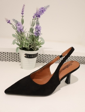 Sandały damskie na szpilce (36-41) P1523 BLACK
