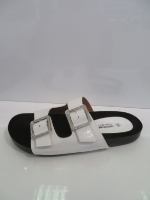 Klapki damskie na płaskim (36-41) GD-YQ-111 WHITE