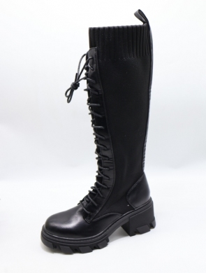 Kozaki damskie na obcasie (36-41) GL178 BLACK