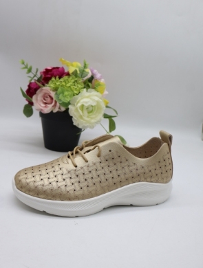 Buty sportowe damskie na płaskim (36-41) 8-161 GOLD
