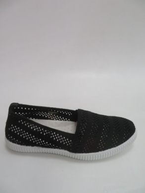 Tenisówki damskie na płaskim (36-41) 1008-1 BLACK