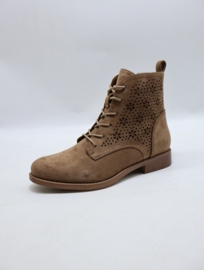 Botki damskie na płaskim (36-41) H202-5 COFFE
