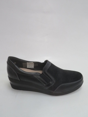 Półbuty damskie na koturnie (36-41) 61683 BLACK