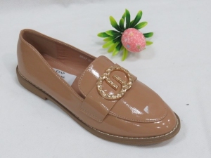 Mokasyny damskie na płaskim (36-41) 8037 CAMEL