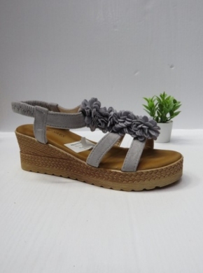 Sandały damskie na koturnie (36-41) WH-516 GREY