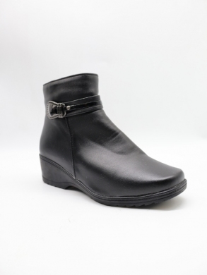 Botki damskie ocieplane na koturnie (36-42) FX23-5 BLACK