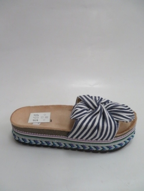 Klapki damskie na koturnie (36-41) W37 BLUE
