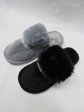 Kapcie damskie ocieplane (36-41) F8-1 MIX