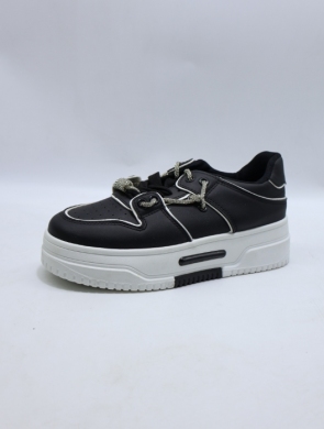 Buty sportowe damskie na płaskim (36-41) ABO-1706 BLACK