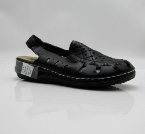 Sandały damskie na płaskim (36-41) J29-03 BLACK