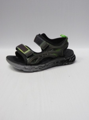 Sandały chłopięce (26-31) Z871 BLACK/GREEN