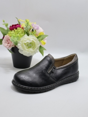 Półbuty damskie na płaskim (36-42) T51-1 BLACK