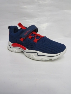 Buty sportowe chłopięce (32-37) F776 NAVY/RED