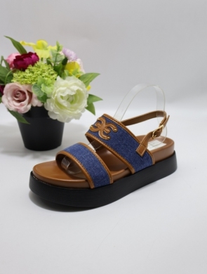 Sandały damskie na płaskim (36-41) S9377-5 BLUE