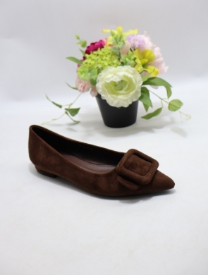 Baleriny damskie (36-41) H8-1030 BROWN