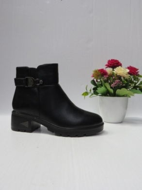 Botki damskie ocieplane na obcasie (36-41) 200 BLACK