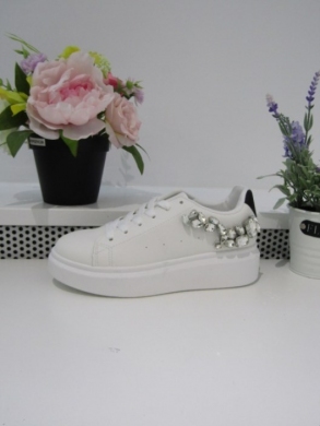 Buty sportowe damskie na płaskim (36-41) 7535 BLACK