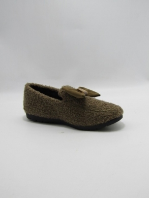 Półbuty damskie ocieplane na płaskim (36-41) GA8073-3 KHAKI