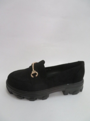 Półbuty damskie na płaskim (36-41) 26230 BLACK