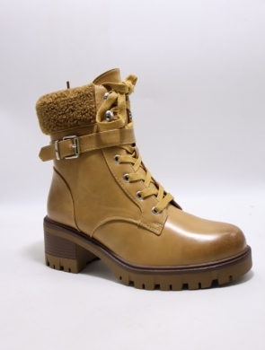 Botki damskie ocieplane na obcasie (36-41) X2319B