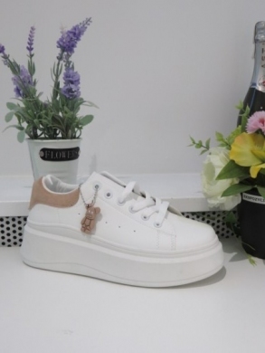 Buty sportowe damskie na płaskim (36-41) 2095 BLACK