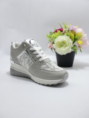 Buty sportowe damskie na koturnie (36-41) 0588 GREY