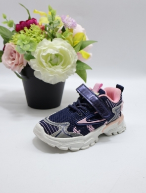 Buty sportowe dziewczęce (20-25) E107 BLU/PINK