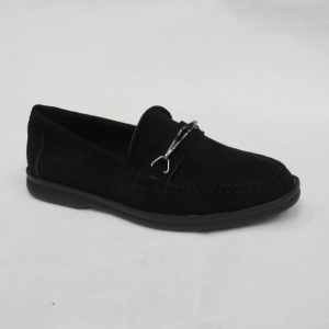 Mokasyny damskie na płaskim (36-41) 3242C BLACK